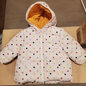 Old Navy Polka Dot Puffer Jacket NWT